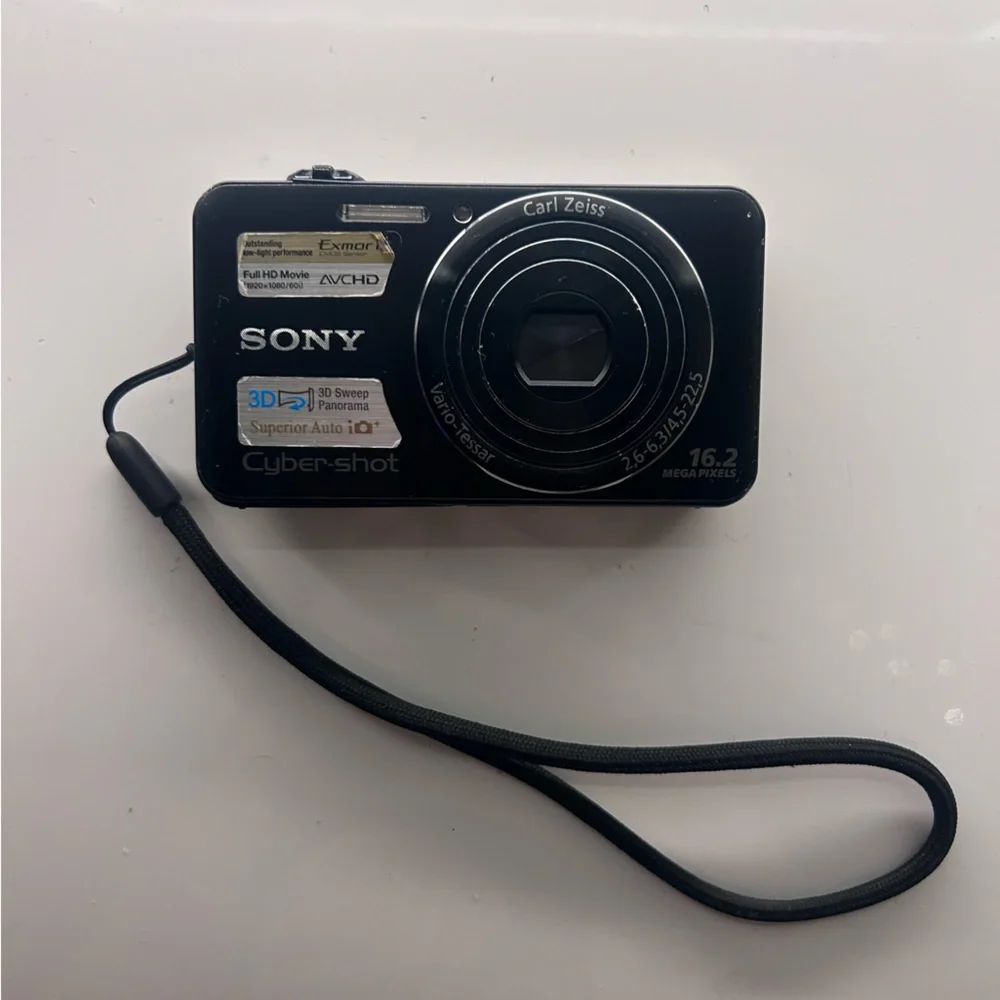 SONY Cyber-shot DSC-WX50 16.2MP 5x Optical Zoom Digital Camera Black TESTED